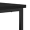 vidaXL Sideboard Black oak 69 x 35 x 80 cm Engineered wood
