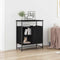 vidaXL Sideboard Black oak 69 x 35 x 80 cm Engineered wood