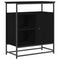 vidaXL Sideboard Black oak 69 x 35 x 80 cm Engineered wood