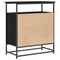 vidaXL Sideboard Black oak 69 x 35 x 80 cm Engineered wood