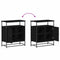 vidaXL Sideboard Black oak 69 x 35 x 80 cm Engineered wood