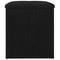 vidaXL Storage Bench Black oak 42 x 42 x 45 cm Engineered Wood