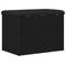 vidaXL Storage Bench Black oak 62 x 42 x 45 cm Engineered Wood