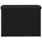 vidaXL Storage Bench Black oak 62 x 42 x 45 cm Engineered Wood