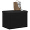 vidaXL Storage Bench Black oak 62 x 42 x 45 cm Engineered Wood