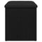 vidaXL Storage Bench Black oak 62 x 42 x 45 cm Engineered Wood