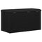 vidaXL Storage Bench Black Oak 82 x 42 x 45 cm Engineered Wood