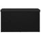 vidaXL Storage Bench Black Oak 82 x 42 x 45 cm Engineered Wood