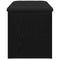 vidaXL Storage Bench Black Oak 82 x 42 x 45 cm Engineered Wood