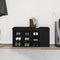 vidaXL Shoe Bench with Drawer Black 100 x 30 x 48 cm Engineered wood