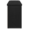 vidaXL Shoe Bench with Drawer Black 100 x 30 x 48 cm Engineered wood