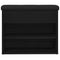 vidaXL Shoe Bench with Storage Black 60 x 30 x 48 cm Engineered wood