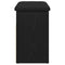 vidaXL Shoe Bench with Storage Black 60 x 30 x 48 cm Engineered wood