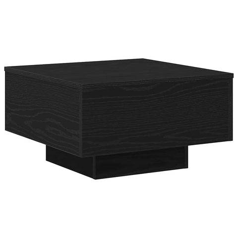 vidaXL Coffee Table Black Oak 55 x 55 x 31 cm