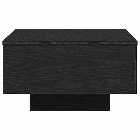 vidaXL Coffee Table Black Oak 55 x 55 x 31 cm