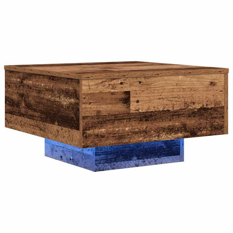 vidaXL Coffee Table Old Wood 55 x 55 x31 cm Engineered Wood