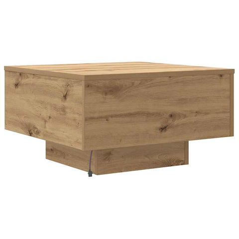 vidaXL Coffee Table Artisan Oak 55 x 55 x31 cm Engineered Wood