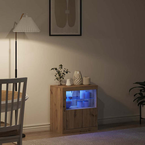 vidaXL Sideboard Brown 60.5 x 37 x 67 cm Engineered wood