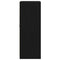 vidaXL Side Cabinet Black oak 60.5 x 37 x 100 cm Engineered Wood