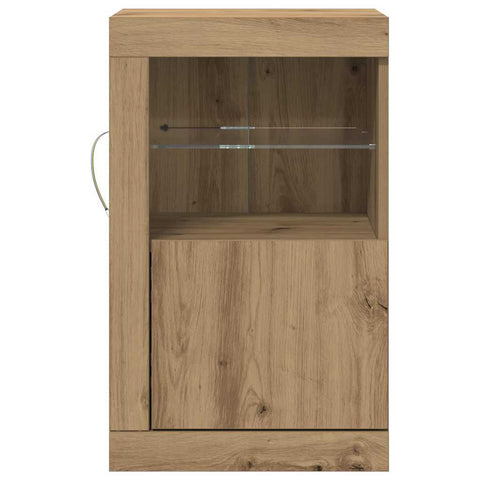 vidaXL Side Cabinet 2 pcs Artisan oak 41 x 37 x 67 cm Engineered Wood