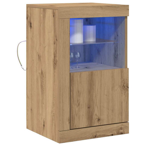 vidaXL Side Cabinet 2 pcs Artisan oak 41 x 37 x 67 cm Engineered Wood