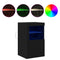 vidaXL Side Cabinet Black oak 41 x 37 x 67 cm Engineered Wood
