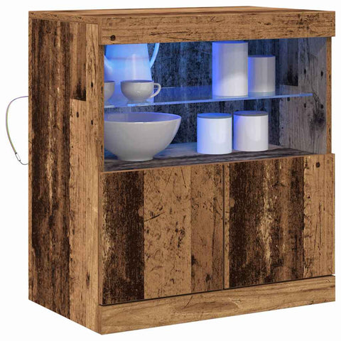 vidaXL Sideboard Brown 60 x 37 x 67 cm Engineered wood