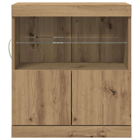 vidaXL Sideboard Brown 60 x 37 x 67 cm Engineered wood