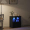 vidaXL Sideboard Black 60 x 37 x 67 cm Engineered wood