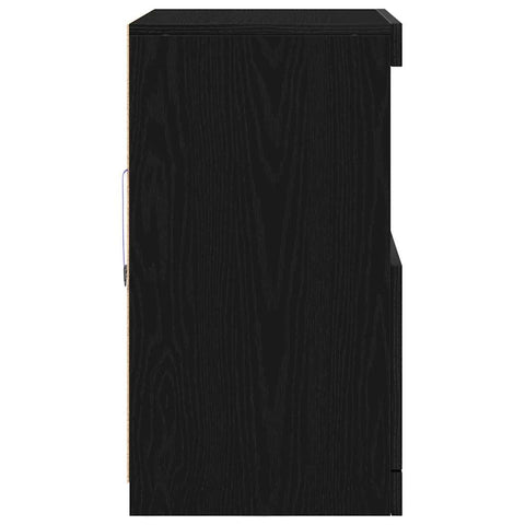 vidaXL Sideboard Black 60 x 37 x 67 cm Engineered wood