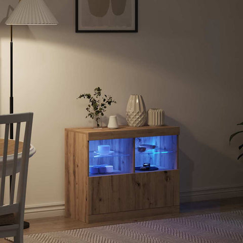 vidaXL Sideboard Brown 81 x 37 x 67 cm Engineered wood
