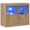 vidaXL Sideboard Brown 81 x 37 x 67 cm Engineered wood