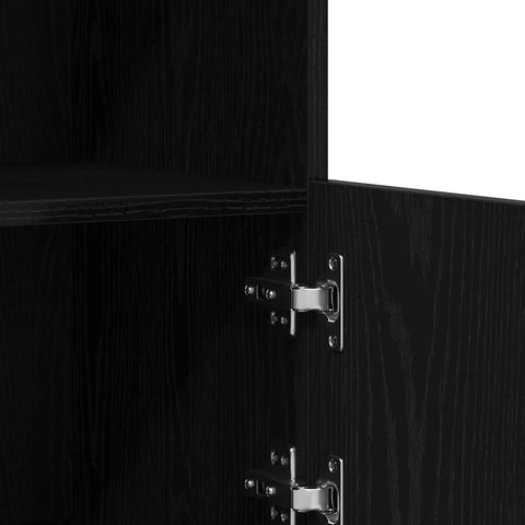 vidaXL Sideboard Black 81 x 37 x 67 cm Engineered wood