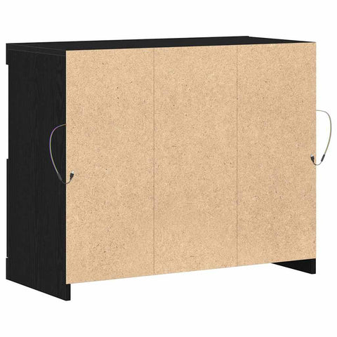 vidaXL Sideboard Black 81 x 37 x 67 cm Engineered wood