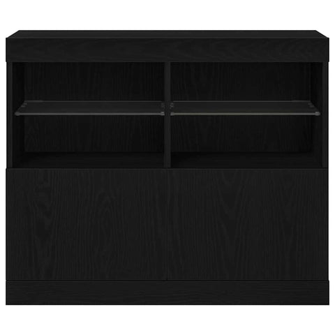 vidaXL Sideboard Black 81 x 37 x 67 cm Engineered wood