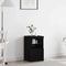 vidaXL Sideboard Black oak 41 x 37 x 67 cm Engineered wood