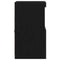 vidaXL Sideboard Black oak 41 x 37 x 67 cm Engineered wood
