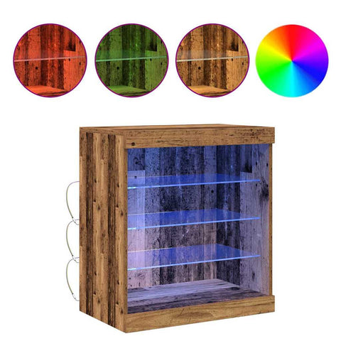 vidaXL Sideboard Old wood 60.5 x 37 x 67 cm Engineered Wood