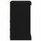 vidaXL Sideboard Black Oak 60.5 x 37 x 67 cm Engineered Wood