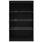vidaXL Sideboard Black Oak 60.5 x 37 x 100 cm Engineered Wood