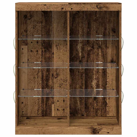 vidaXL Sideboard Old wood 41 x 37 x 100 cm Engineered Wood
