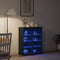 vidaXL Sideboard Black oak 41 x 37 x 100 cm Engineered Wood