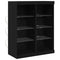 vidaXL Sideboard Black oak 41 x 37 x 100 cm Engineered Wood