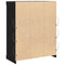 vidaXL Sideboard Black oak 41 x 37 x 100 cm Engineered Wood