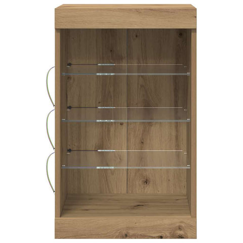vidaXL Sideboard Artisan oak 41 x 37 x 67 cm Engineered Wood