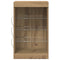 vidaXL Sideboard Artisan oak 41 x 37 x 67 cm Engineered Wood