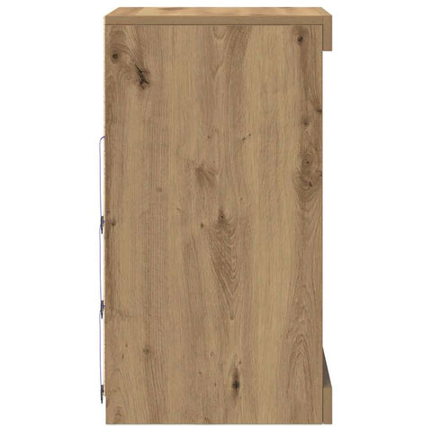 vidaXL Sideboard Artisan oak 41 x 37 x 67 cm Engineered Wood