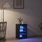 vidaXL Sideboard Black Oak 41 x 37 x 67 cm Engineered Wood