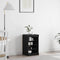 vidaXL Sideboard Black Oak 41 x 37 x 67 cm Engineered Wood