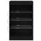vidaXL Sideboard Black Oak 41 x 37 x 67 cm Engineered Wood